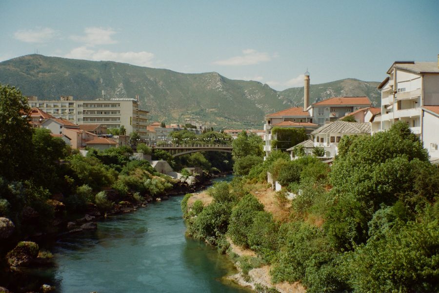 The Neretva river in Mostar